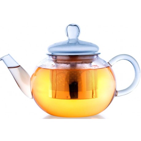 Théière verre Borosilicate 800 ml avec filtre à thé