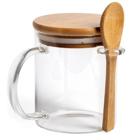 Mug 420ml verre et bambou