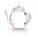 Théière Verre Borosilicate 500 ml, Spéciale Fleurs de Thé