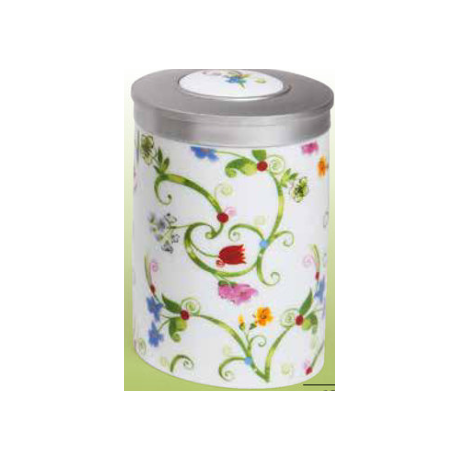 Boîte à thé 100 gr en porcelaine