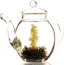 Théière Verre Borosilicate 500 ml, Spéciale Fleurs de Thé