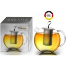 Théière Verre Borosilicate 1.5 Litre & Grand Filtre Inox Microperforé