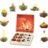Coffret bois luxe avec 12 fleurs de thé Abloom assorties