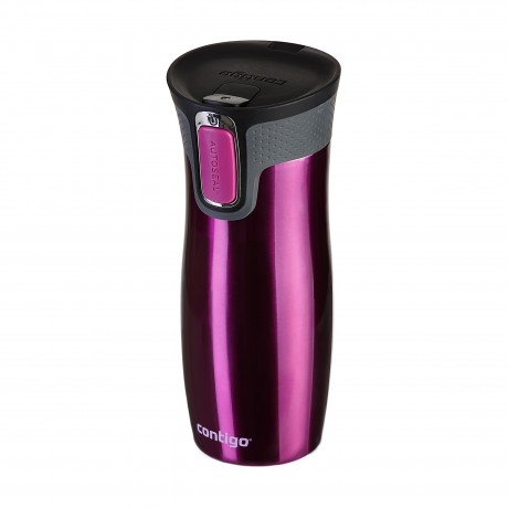 Mug isotherme double paroi CONTIGO fuchsia