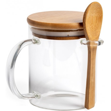 Mug 420ml verre et bambou