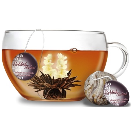 Tasse verre avec couvercle