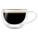 Coffret 2 tasses en verre double paroi 200ml