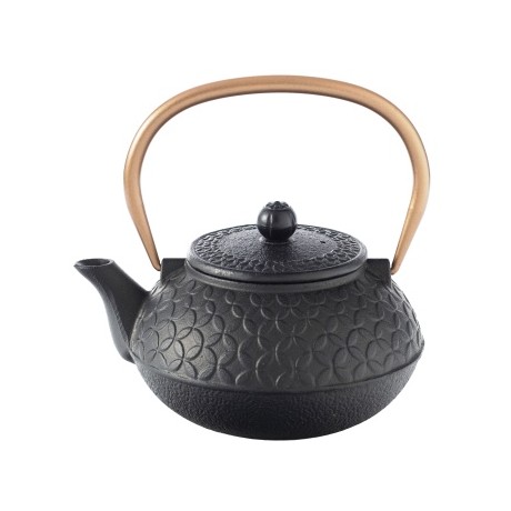 Théière fonte noire 1L avec filtre