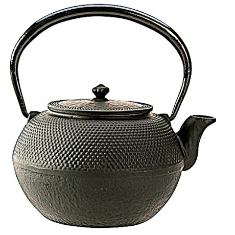 Théière fonte noire 1.2L avec filtre