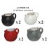 Théière boule 750ml faience noire