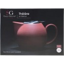 Théière boule 750ml faience noire