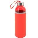 Bouteille verre avec housse neoprene