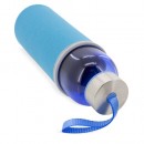 Bouteille verre avec housse neoprene