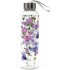 Bouteille verre 500ml avec des papillons