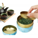 Coffret 2 boîtes à thé métalliques