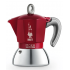 Cafetière Moka Induction rouge 4 Tasses