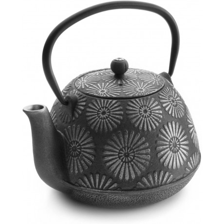 Théière fonte BALI 1.2L motif floral