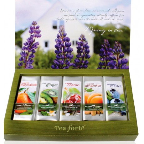 Coffret TEA FORTE Tisanes d'exception dosettes