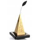 Infuseur pyramide TEA FORTE doré à l'or fin 23 carats