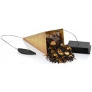 Infuseur pyramide TEA FORTE doré à l'or fin 23 carats