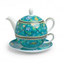 Solitaire Clara Fine Bone China: Tasse 0.25 L & Théière 0.5 L