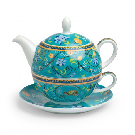 Solitaire Clara Fine Bone China: Tasse 0.25 L & Théière 0.5 L
