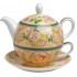 Solitaire Emma Fine Bone China: Tasse 0.25 L & Théière 0.5 L