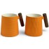 Duo Clementine porcelaine mugs 0.4 L (Two mugs assorted)