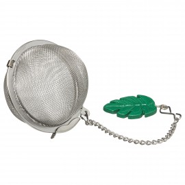 Boule à thé petite feuille verte