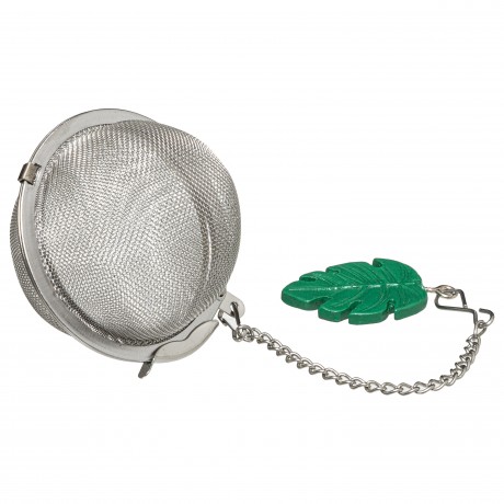 Boule à thé petite feuille verte