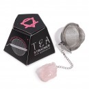 Boule à thé Quartz rose