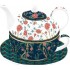 ALAY Solitaire Fine Bone China: Tasse 0.25 L & Théière 0.5 L