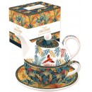 EQUA Solitaire Fine Bone China: Tasse 0.25 L & Théière 0.5 L