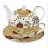 KIMO Solitaire Fine Bone China: Tasse 0.25 L & Théière 0.5 L