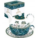 MOS9 Solitaire Fine Bone China: Tasse 0.25 L & Théière 0.5 L