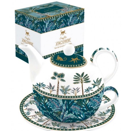 MOS9 Solitaire Fine Bone China: Tasse 0.25 L & Théière 0.5 L