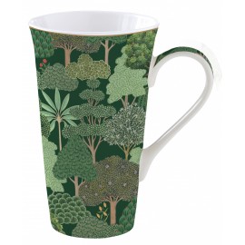 WOOD Mug géant porcelaine 600 ml