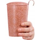 MANDALA Tisanière en porcelaine double paroi 3 pièces 350 ml
