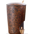 MANDALA Tisanière en porcelaine double paroi 3 pièces 350 ml