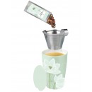 LOTUS Tisanière en porcelaine double paroi 3 pièces 350 ml