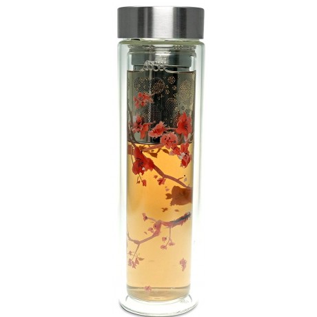 Infuseur en verre 350ml double paroi